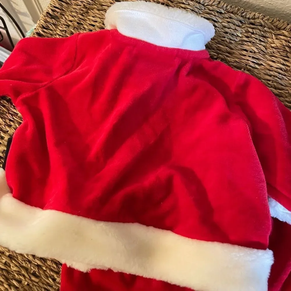 New Born Baby Works Santa Outfit Ho Ho Ho 0-3 Months